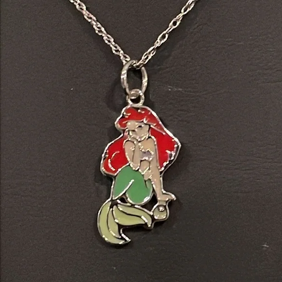 Disney Ariel The Little Mermaid Sterling Silver 925 necklace - Picture 2 of 5